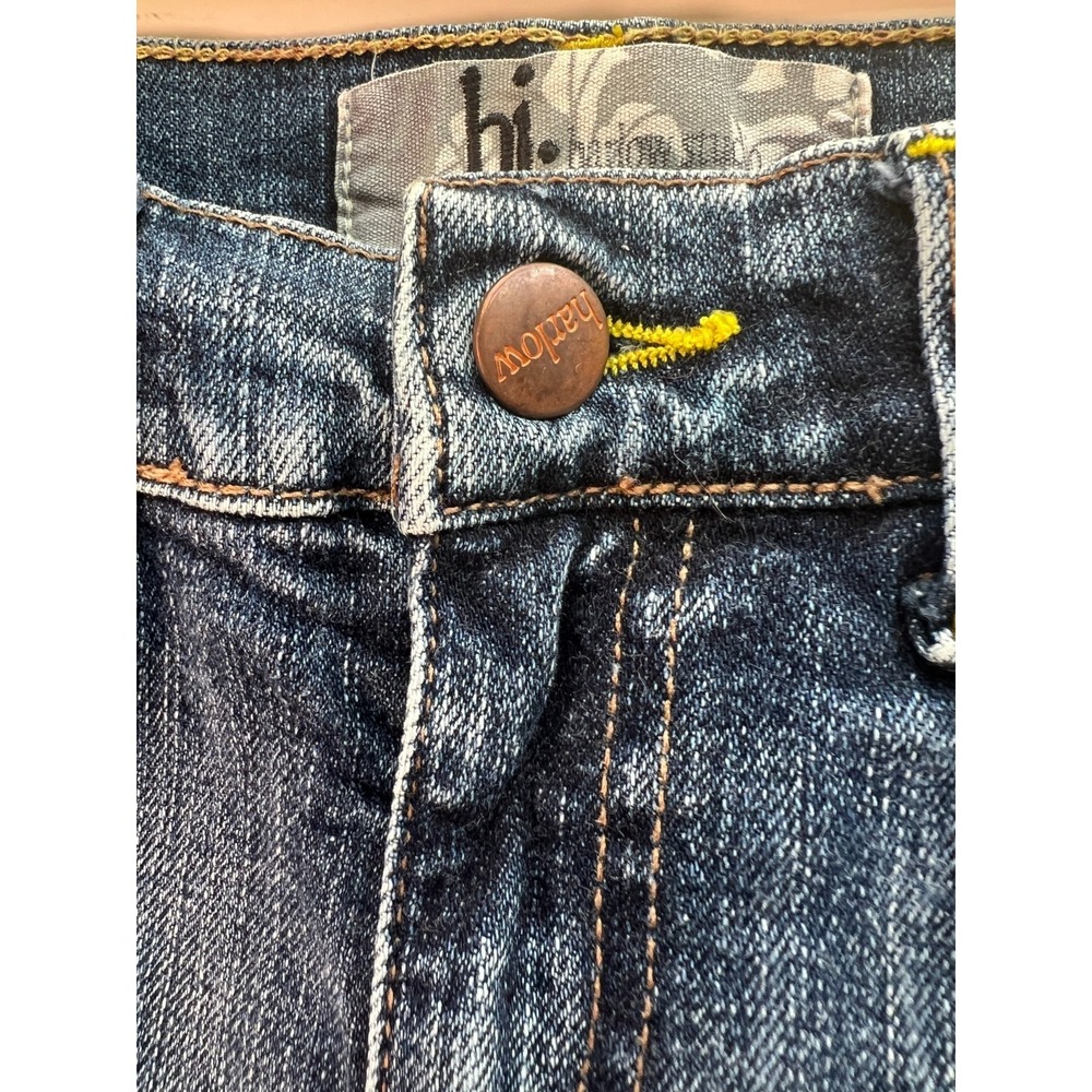 HJ Harlow Womens jeans Bootcut Size 27 Blue Denim W27 L34 - Picture 7 of 16